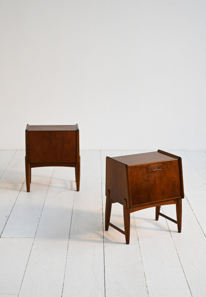 Comodini in teak A. Chr. Laursen, Danimarca anni ’50-b