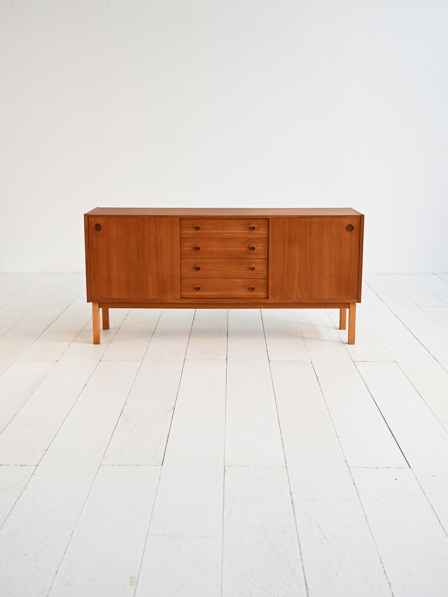 Sideboard 60s teak scandinavo-c Sideboard anni ’60 in teak scandinavo-c
