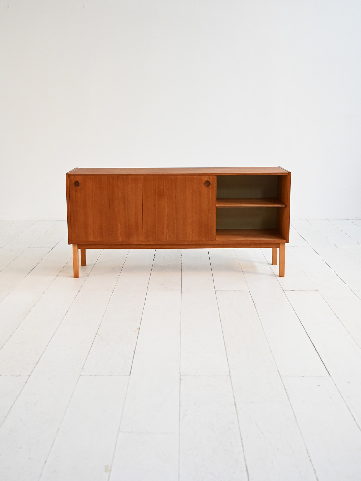 Sideboard 60s teak scandinavo-d Sideboard anni ’60 in teak scandinavo-d