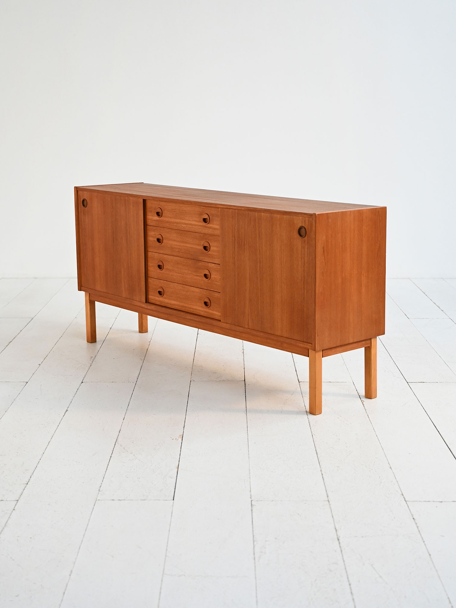 Sideboard 60s teak scandinavo-f Sideboard anni ’60 in teak scandinavo-f