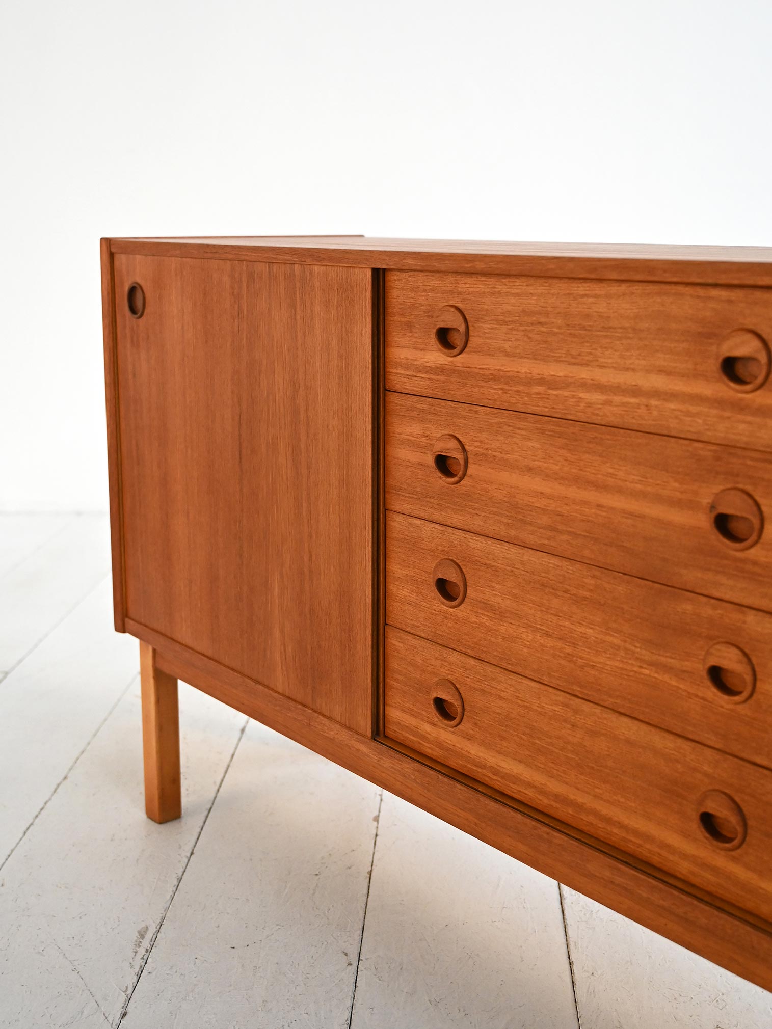 Sideboard 60s teak scandinavo-h Sideboard anni ’60 in teak scandinavo-h