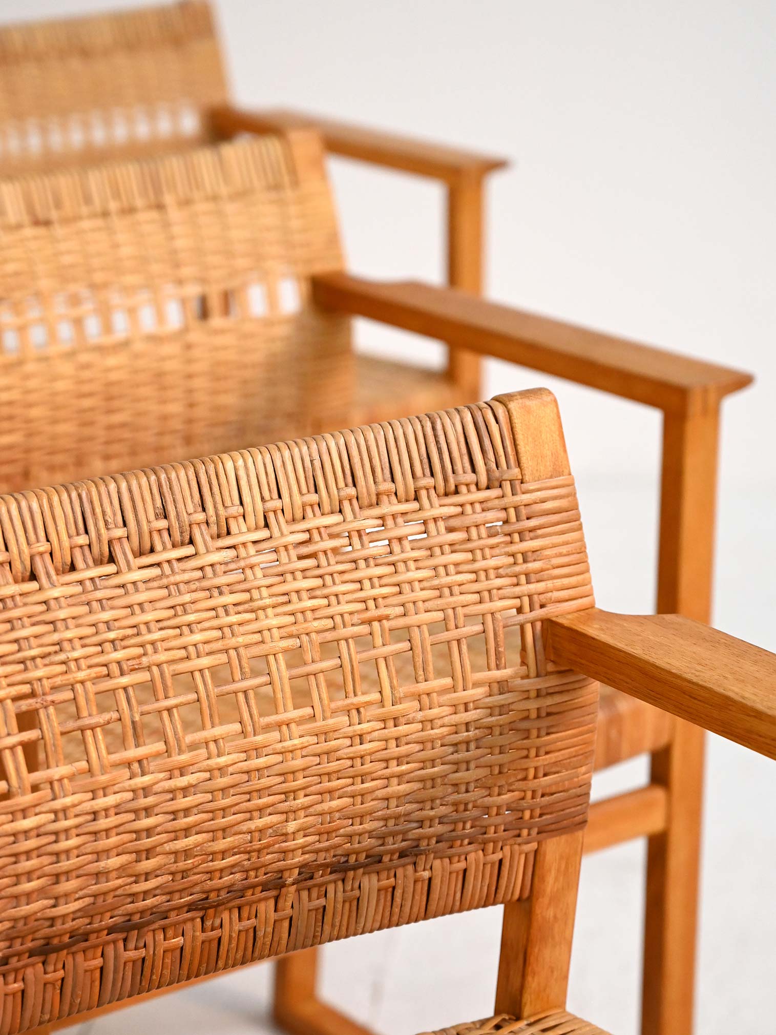 Chairs "model BM62" Børge Mogensen 50s-e Chairs "model BM62" by Børge Mogensen, 1950s-e