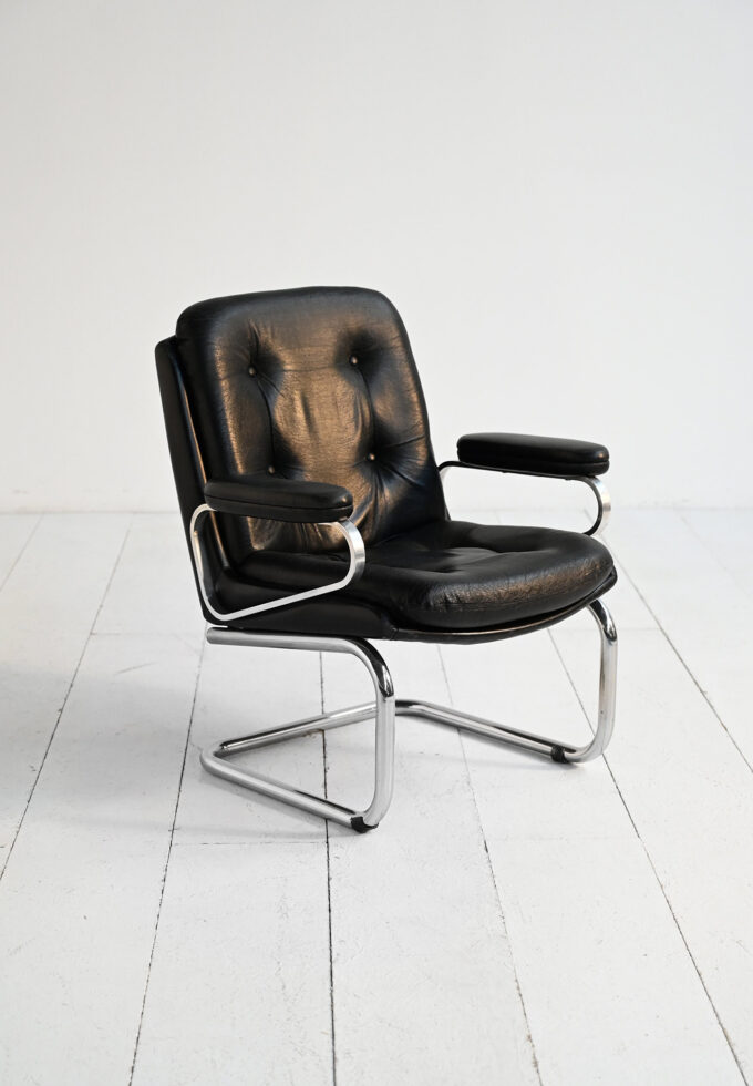 Vintage Scandinavian armchair, 1970s-a