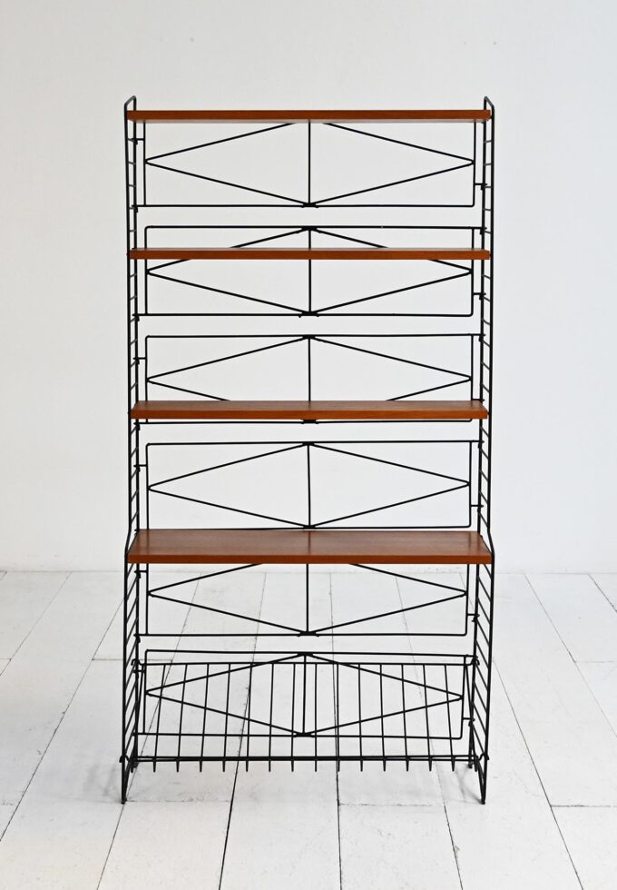 Scandinavian "Hylla" type bookcase, 1960s-a