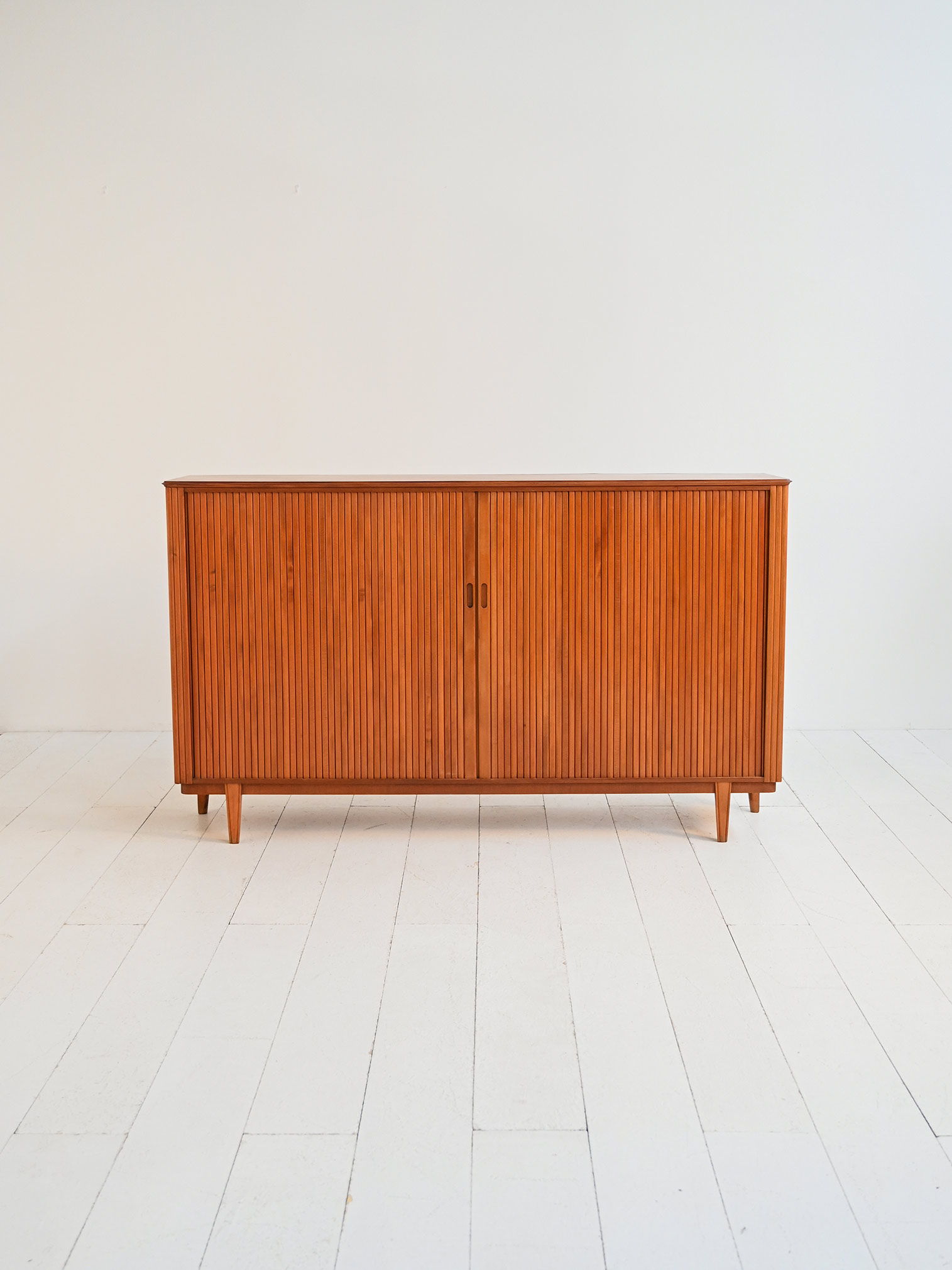Highboard serrandina teak scandinavo 60s-b Highboard a serrandina in teak scandinavo anni ’60-b