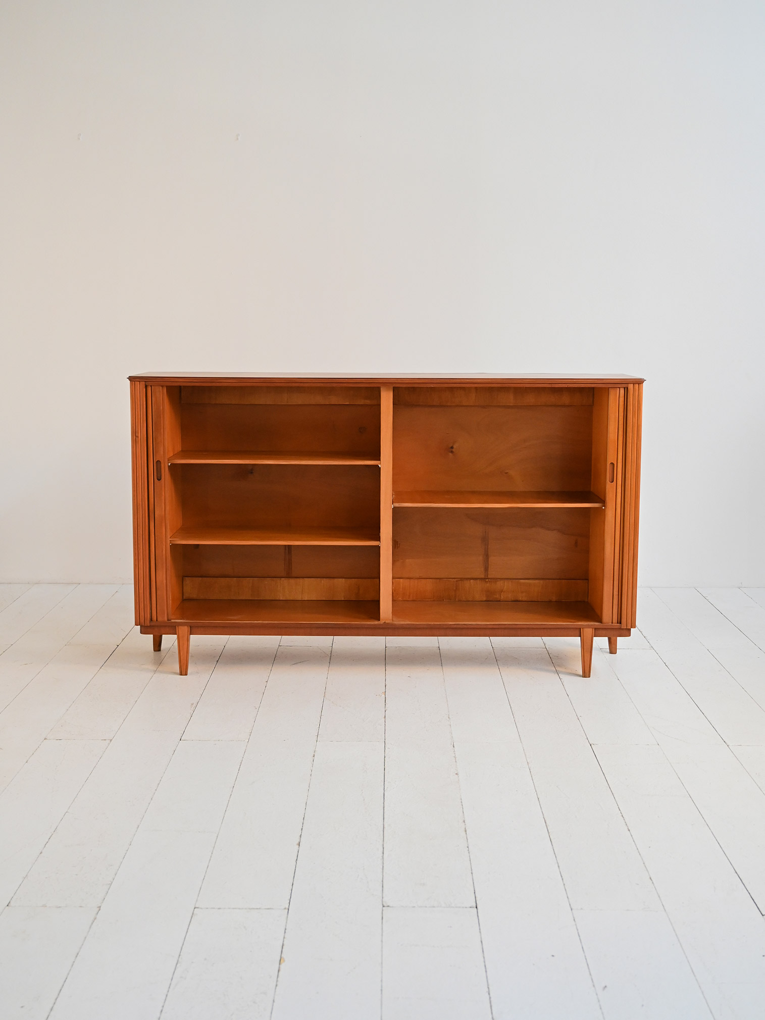 Highboard serrandina teak scandinavo 60s-c Highboard a serrandina in teak scandinavo anni ’60-c