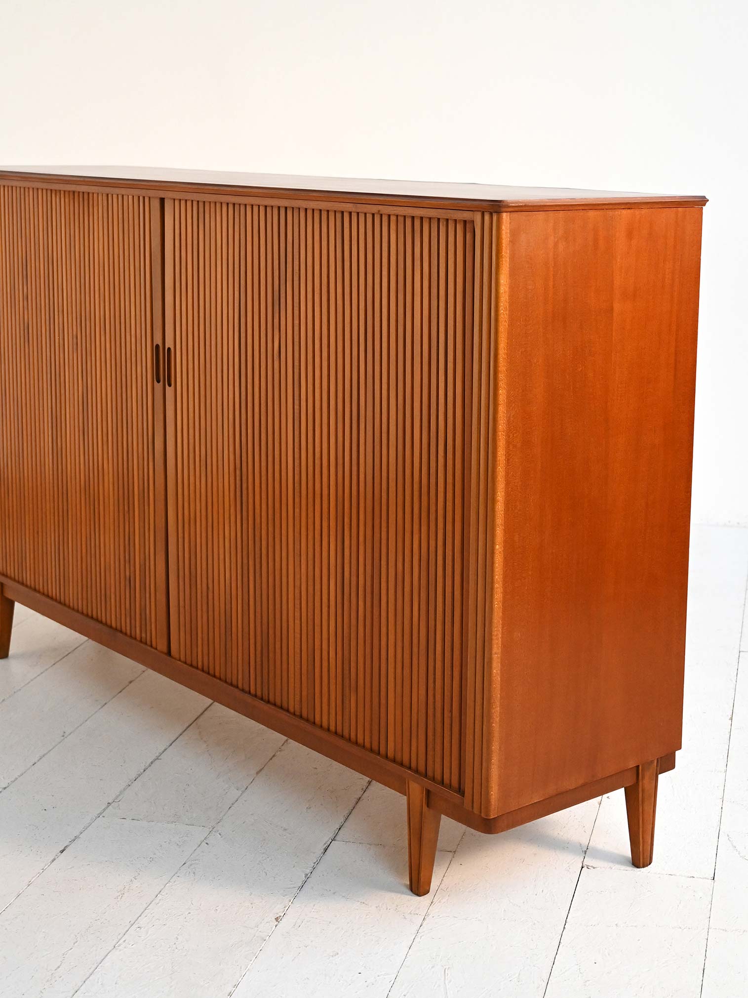 Highboard serrandina teak scandinavo 60s-i Highboard a serrandina in teak scandinavo anni ’60-i