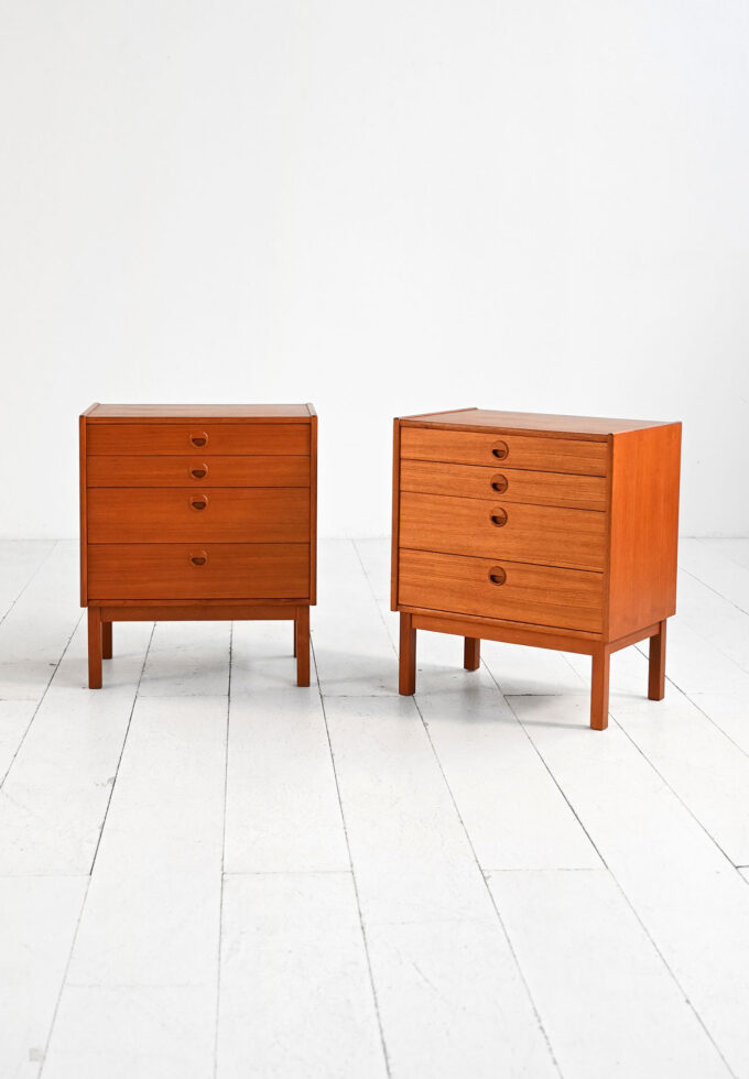 Comodini in teak Scandinavia anni ’60-b