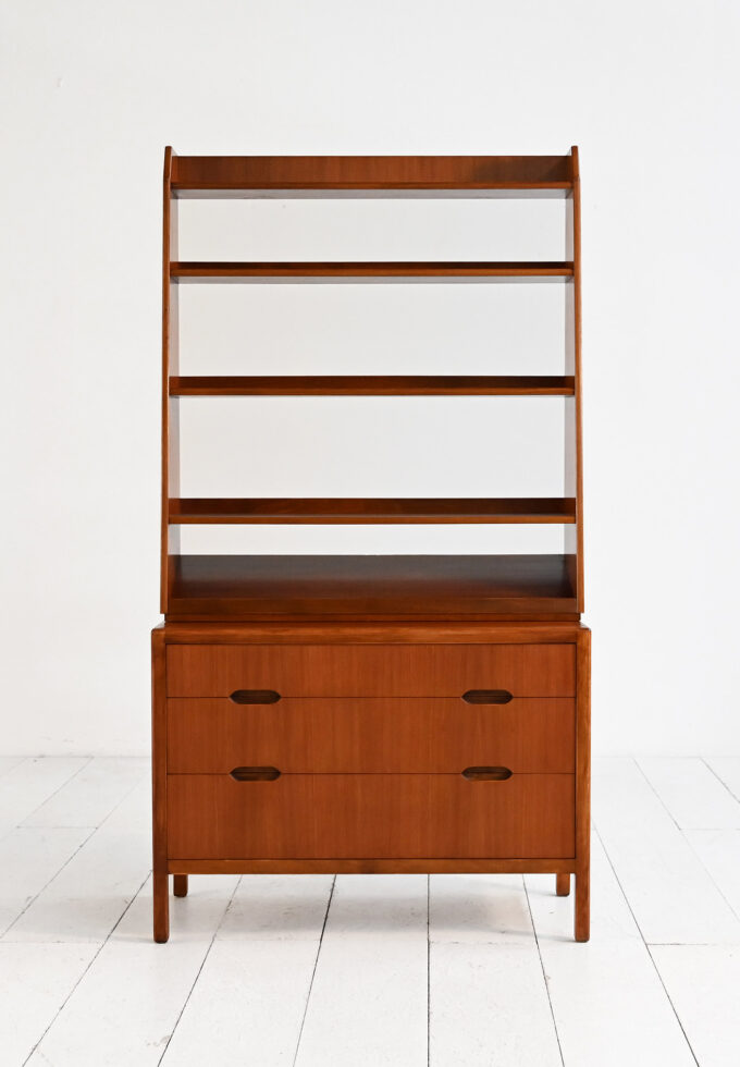 Teak bookcase by Förenade Möbelfabrikerna, Sweden, 1950s-a