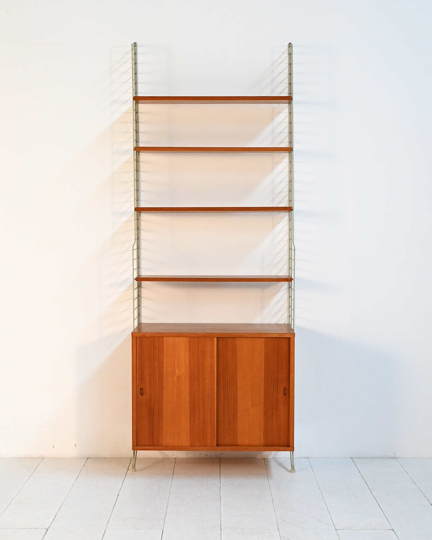 Libreria “String" Nisse Strinning 50s-c Libreria “String” di Nisse Strinning, anni ’50-c