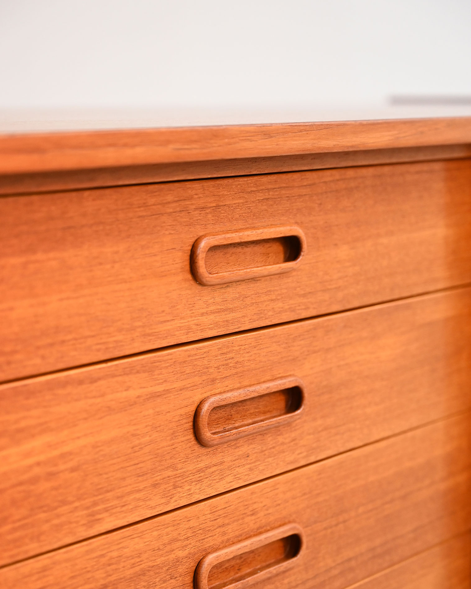 Scandinavian sideboard teak oak 50-60s-g Scandinavian teak and oak sideboard, 1950s-60s-g