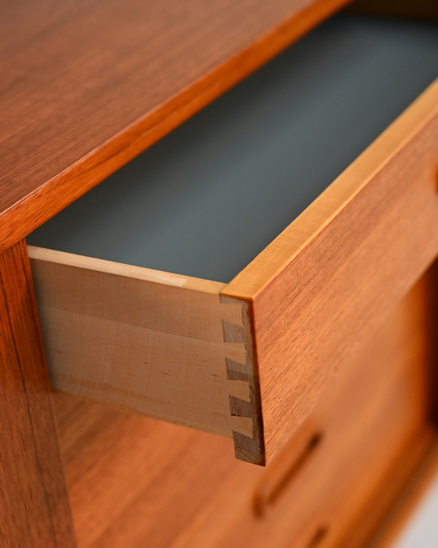 Scandinavian sideboard teak oak 50-60s-h Scandinavian teak and oak sideboard, 1950s-60s-h