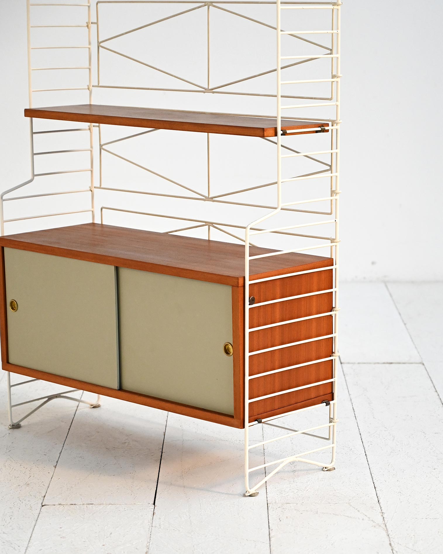 Libreria modulare freestanding stile String 60s-g Libreria modulare freestanding in stile String anni ’60-g