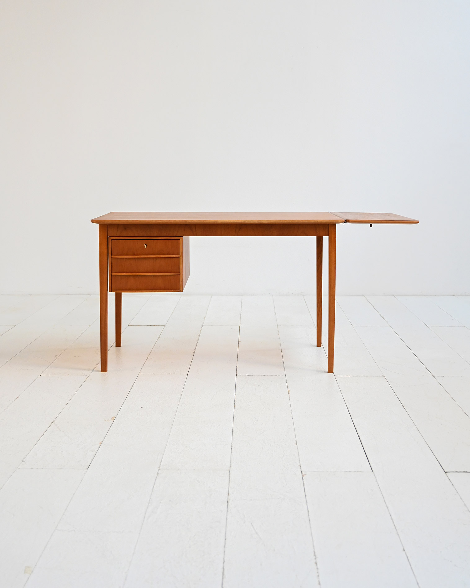 Scrivania ribalta teak 60s-c Scrivania con ribalta in teak anni ’60-c