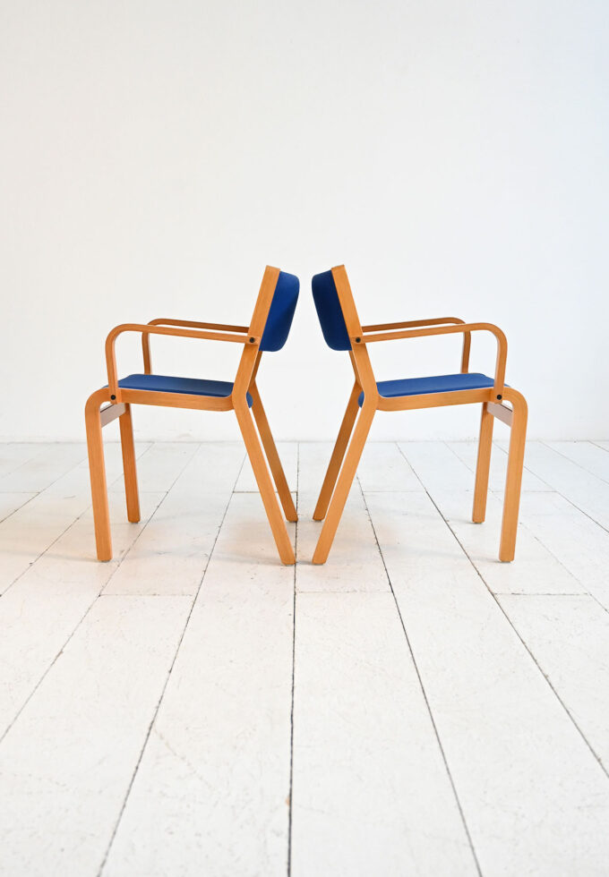 Chair with armrests by Magnus Olesen, late 20th century-b