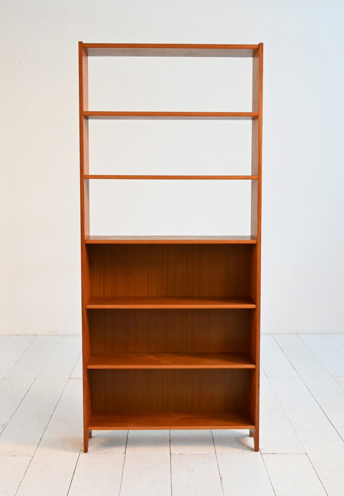 Libreria scandinava in teak, anni ’50/’60-a_