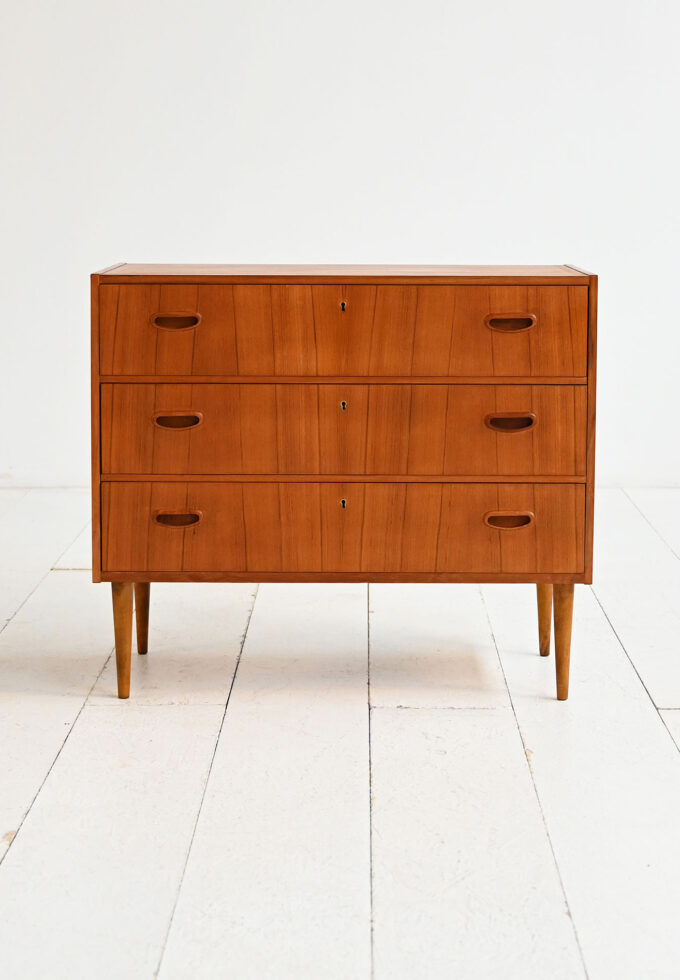 Cassettiera in teak di Karlit, Svezia, anni ’50/’60-a_