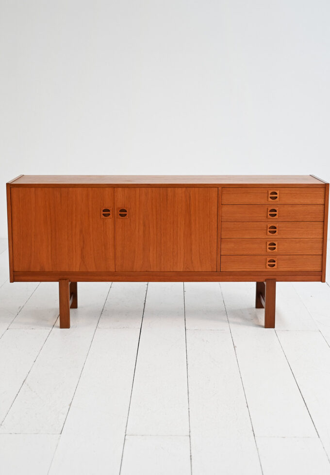 Scandinavian teak sideboard 1960s-a