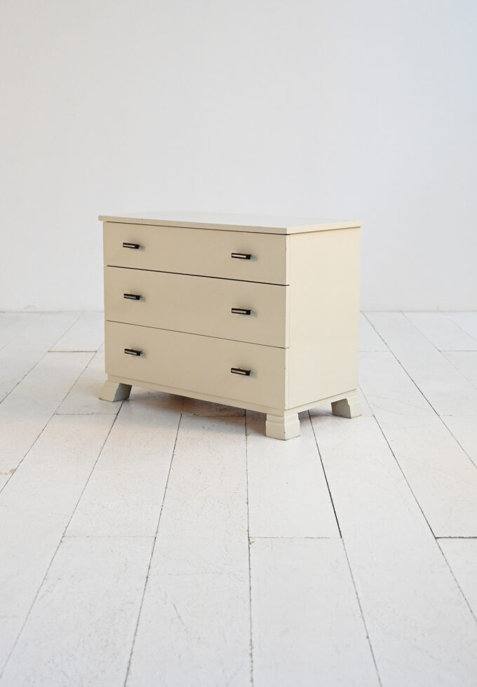 Scandinavian white Deco chest of drawers, 1930s/'40s-b